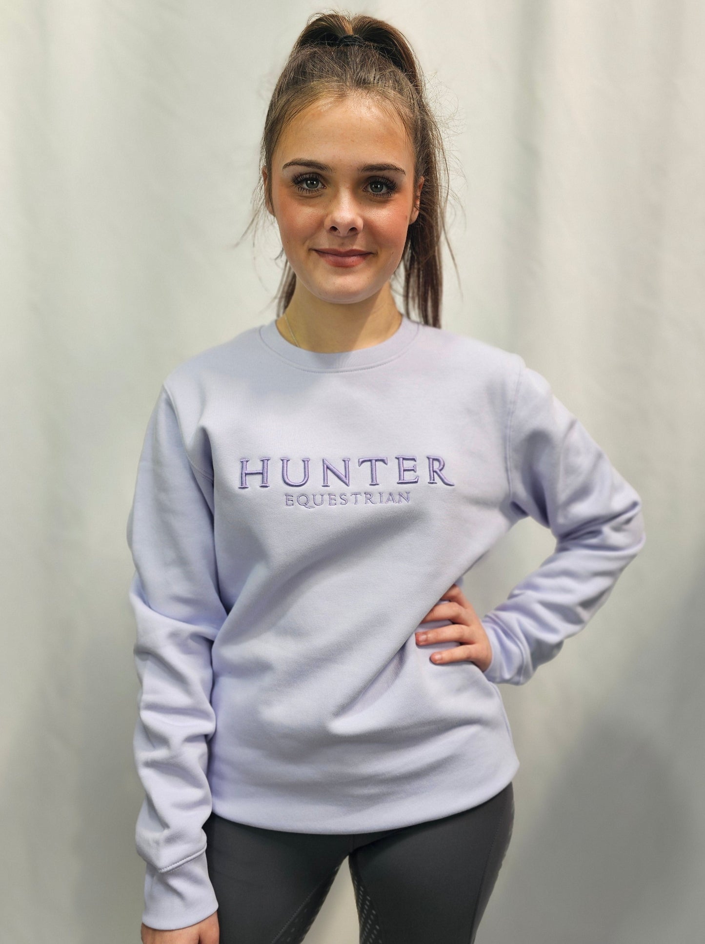Organic Signature Lavender Whisper Sweatshirt