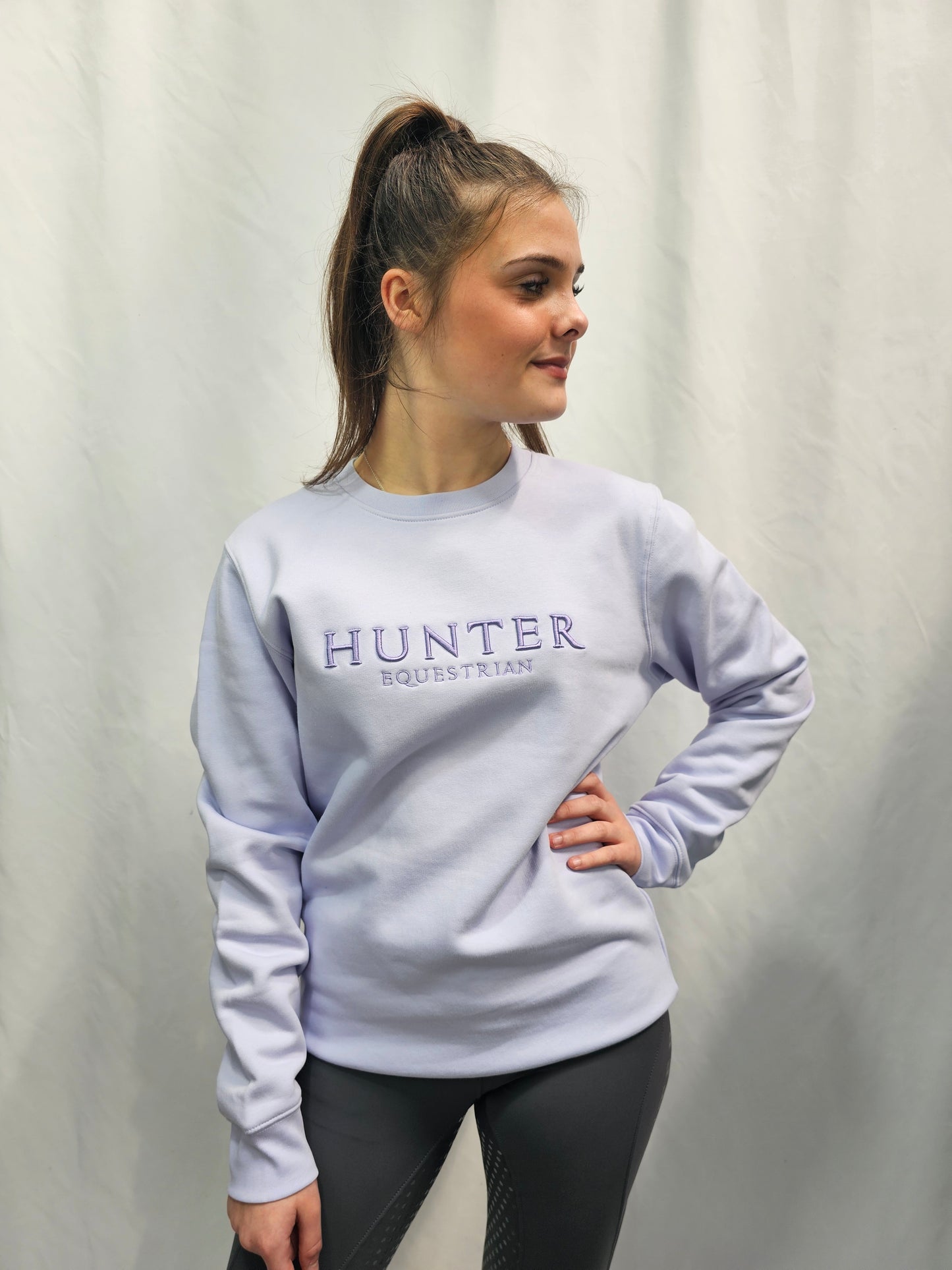 Organic Signature Lavender Whisper Sweatshirt