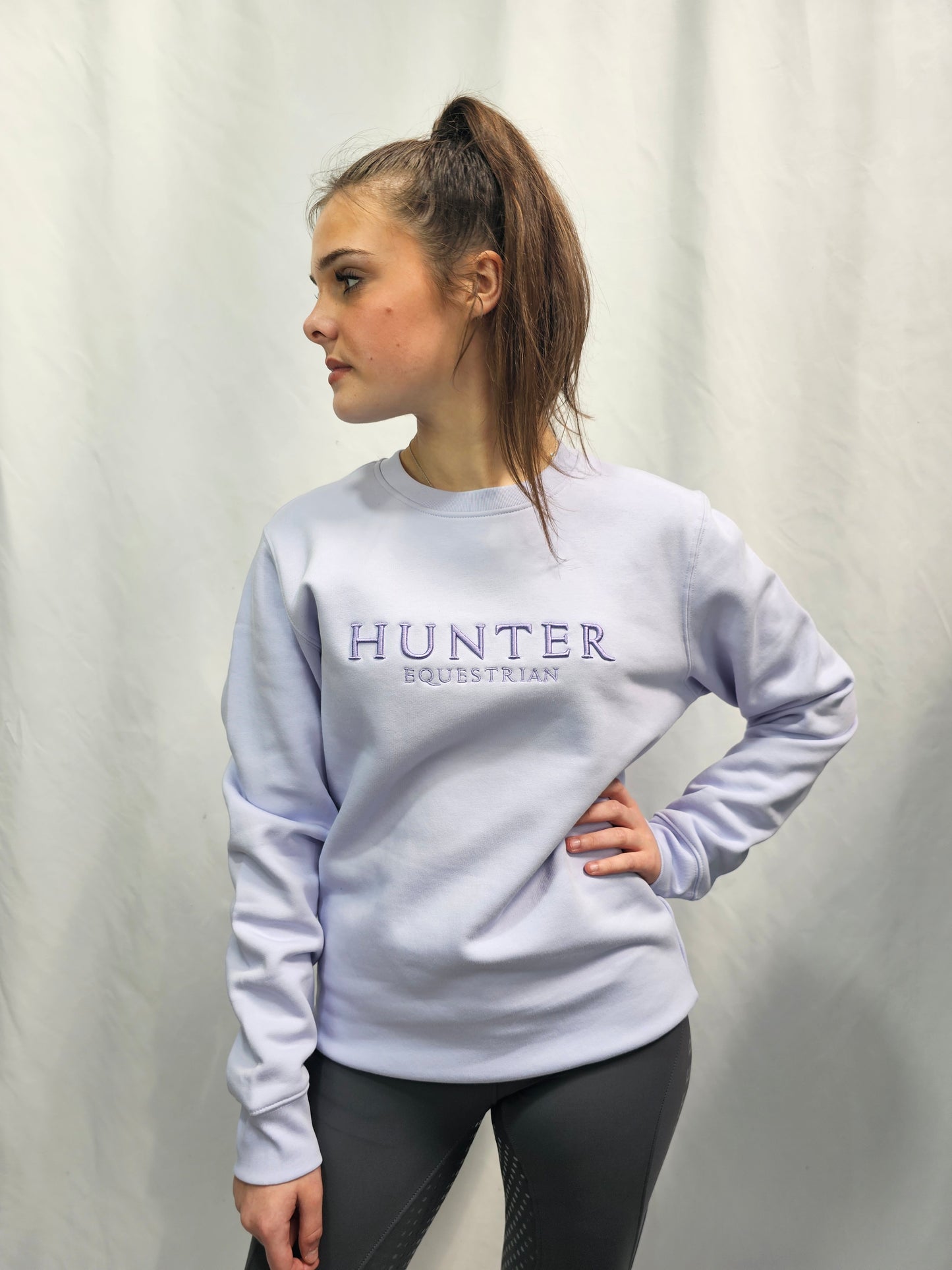 Organic Signature Lavender Whisper Sweatshirt