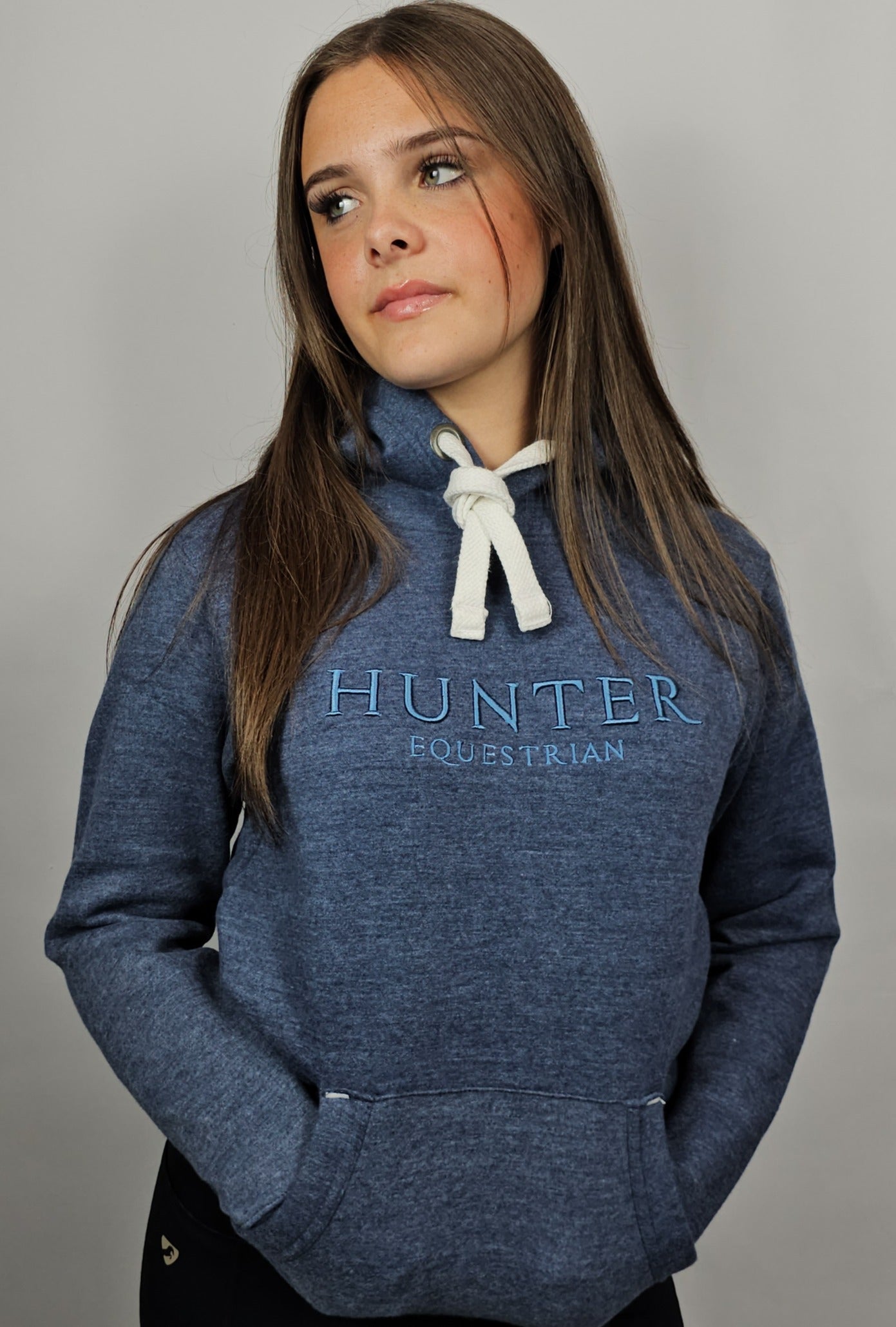 Denim Marl Signature Hoodie