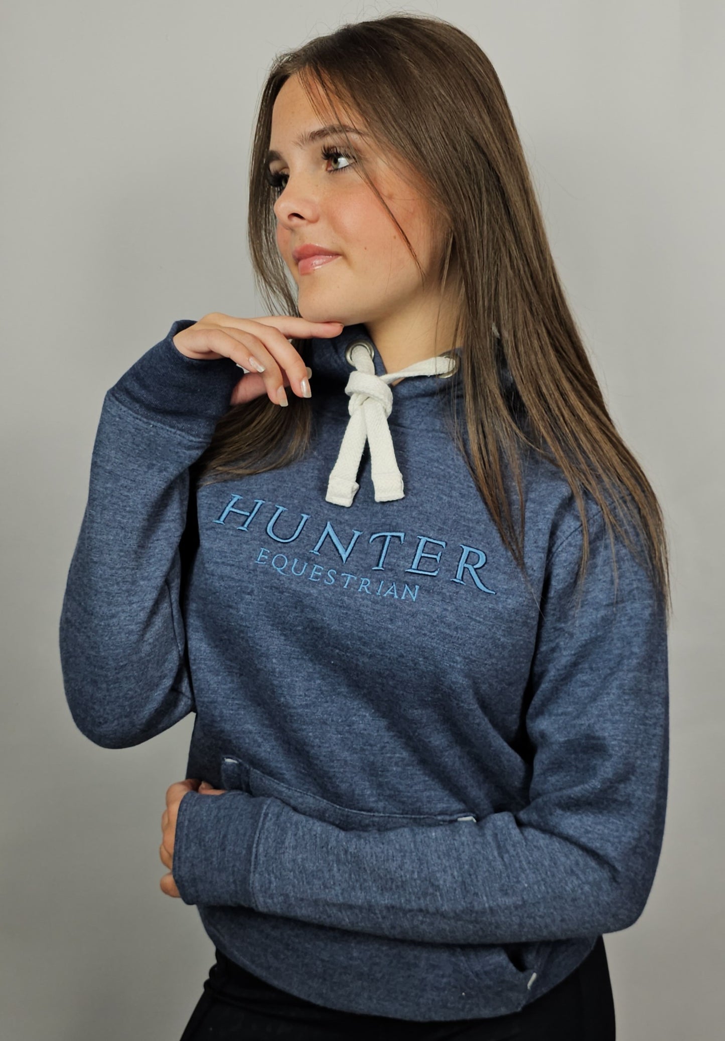 Denim Marl Signature Hoodie