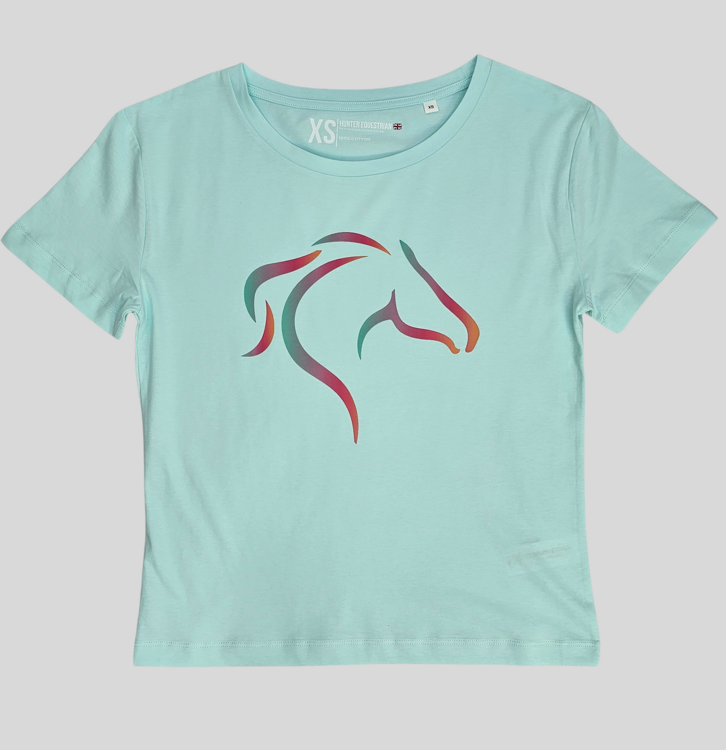 Mint Green Short Sleeve Printed T Shirt