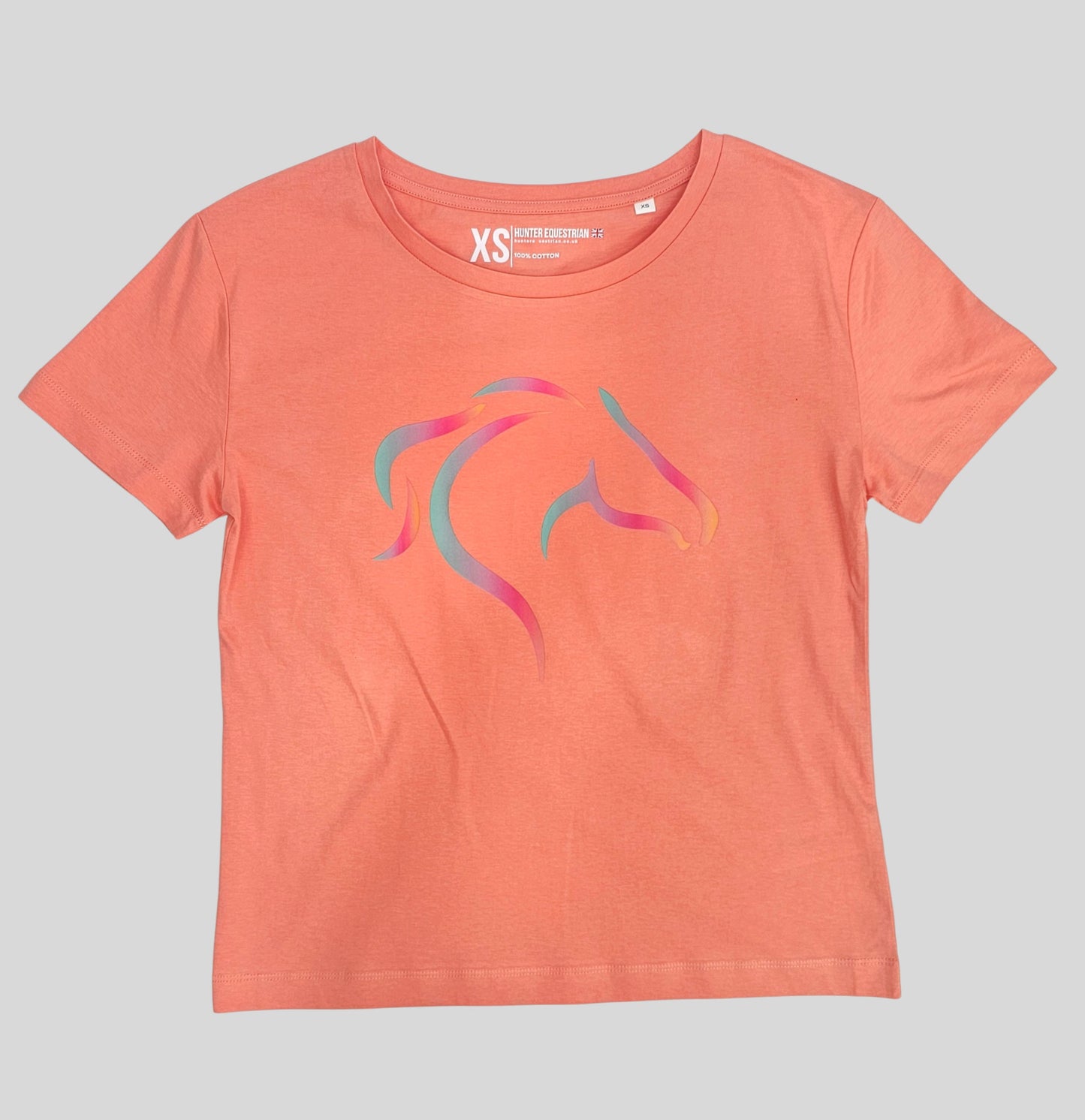 Fiesta Orange Short Sleeve Printed T Shirt