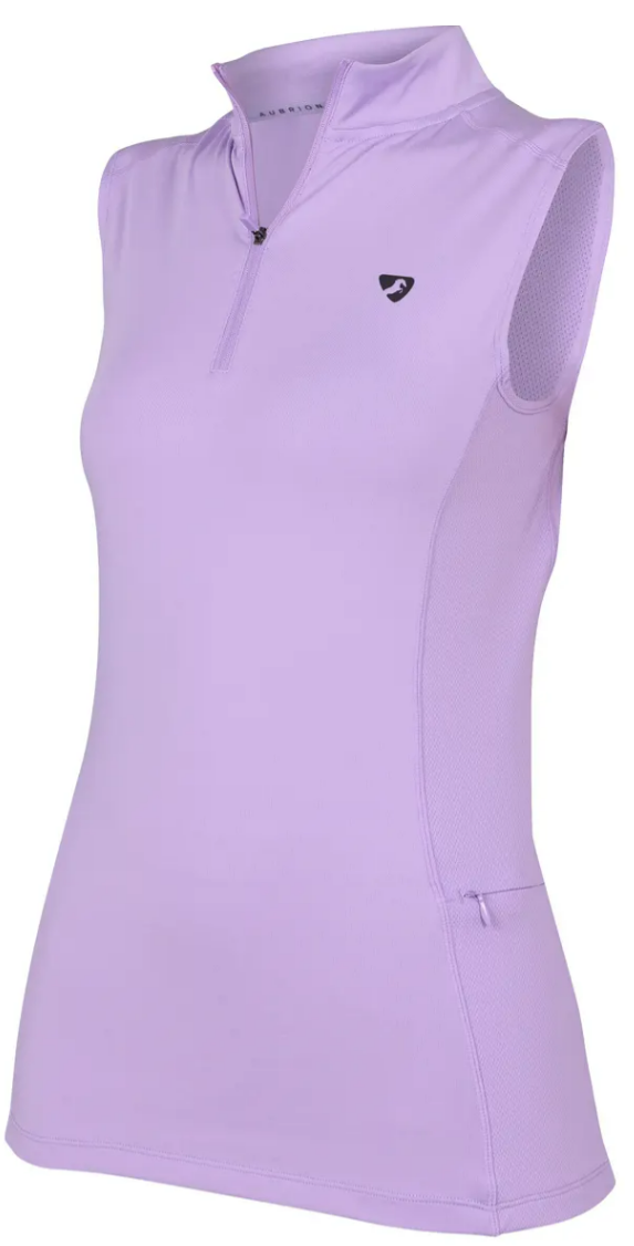 10010 Aubrion Revive Sleeveless Base Layer - Lavender